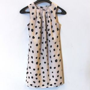 LOFT summer dress leopard abstract dots